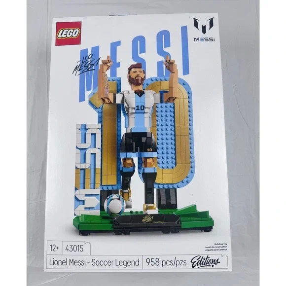 LEGO 43015 Lionel Messi Soccer Legend 2-in-1 Building Set 958 Pcs Factory Sealed