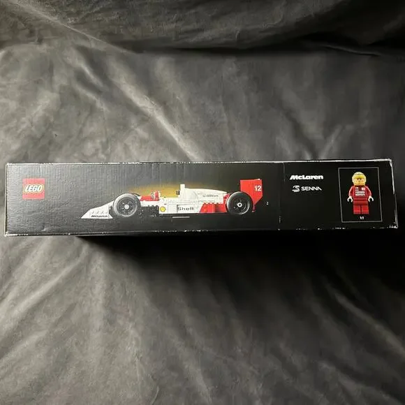 LEGO Icons McLaren MP4/4 Ayrton Senna 10330 New Sealed Box Wear