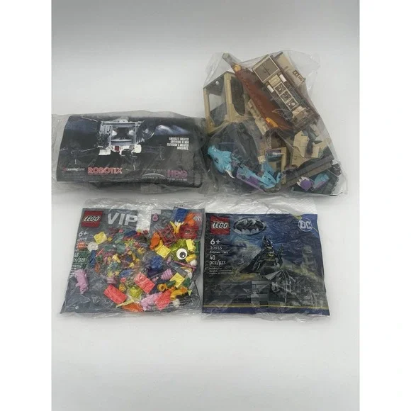 Lot Of 4 Lego (3) -1 Is Used. Batman, Harry Potter Robotix - 1 Games‎ Collectors