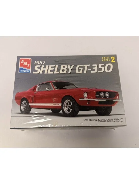 AMT Ertl 1967 Shelby GT-350 1/25 Scale Plastic Model Kit (Skill Level 2) SEALED