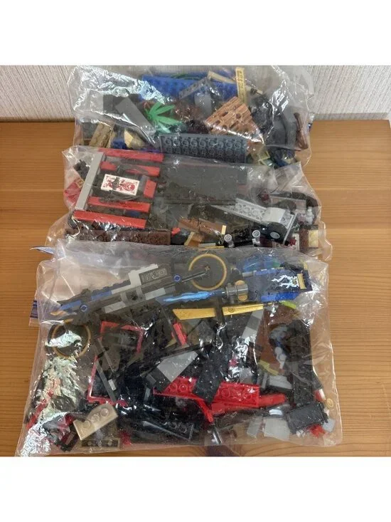 LEGO Loose Lot Ninjago City Police Island Jays Jet Mixed Bricks Bulk Piece Parts