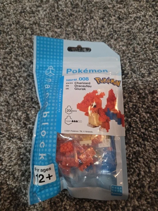Nanoblocks-Pokemom Edition Charizard Unopened Sealed