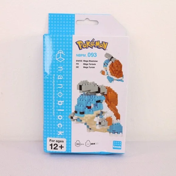 Kawada Nanoblock NBPM 093 Building Block NEW Pokemon Mega Blastoise - 360 Pcs
