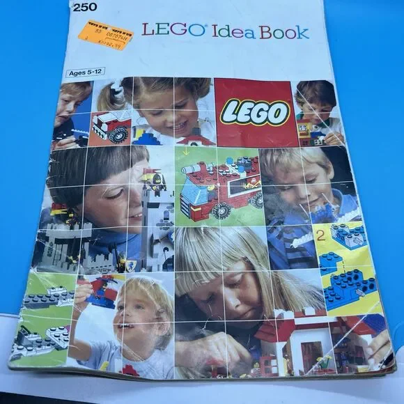 Lego Idea Book # 250 (1987) Instruction Book Build Manual Magazine vintage 80s