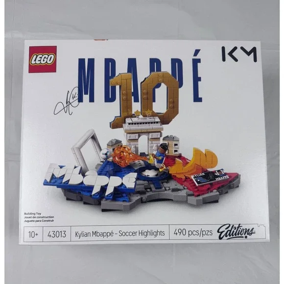 LEGO Kylian Mbappe Soccer Highlights Set 43013 Editions 490 pcs New in Box