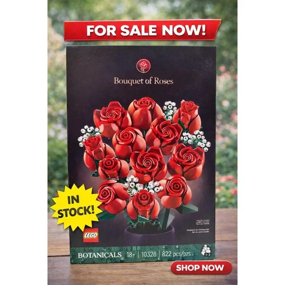 LEGO 10328/BOUQUET OF ROSES/BOTANICAL COLLECTION/NEW/SEALED BOX