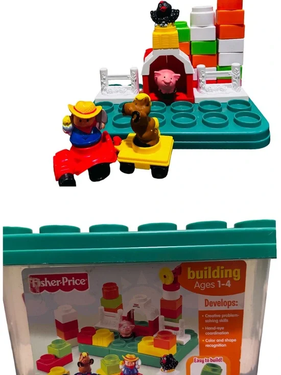 Little People Building Set Blocks People Target Exclusive Complete Fisher Price