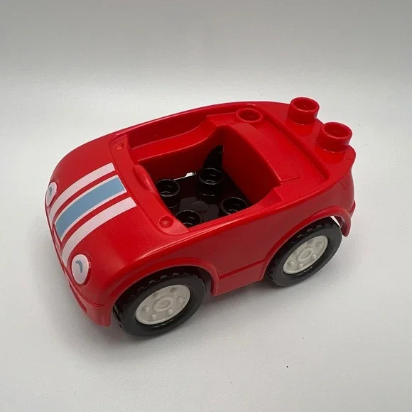 2012‎ LEGO Duplo Red Convertible Car 4 Inch Replacement Vehicle