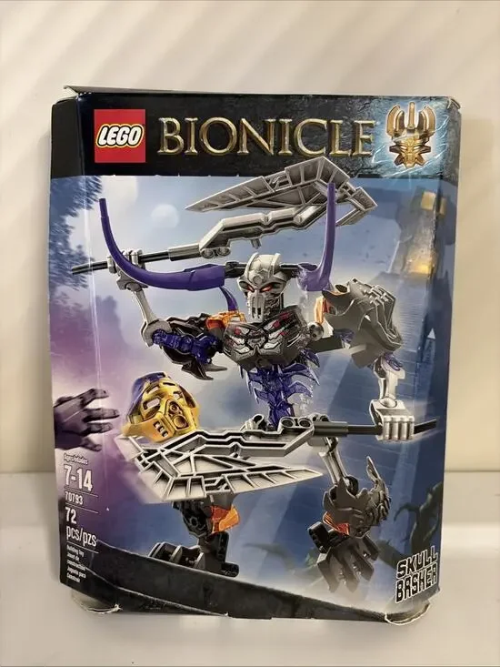 LEGO BIONICLE SKULL BASHER BRAND NEW SEALED IN BOX RETIRED SET 70793