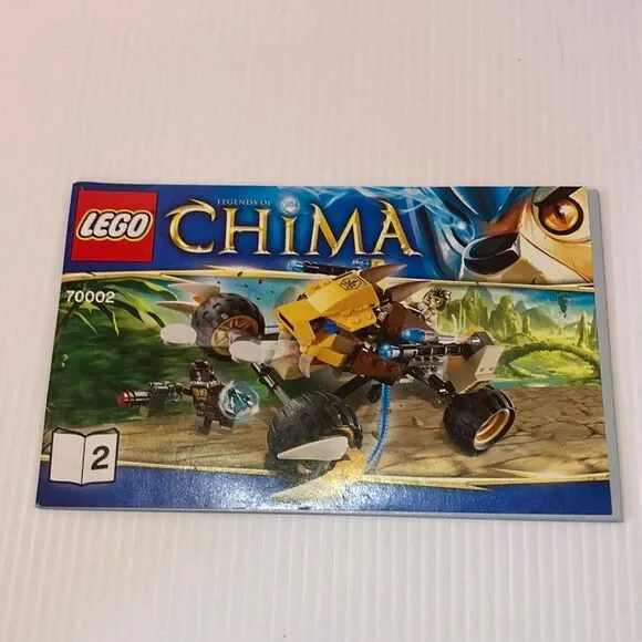 LEGO‎ 70002 Legends of Chima Instruction Booklet