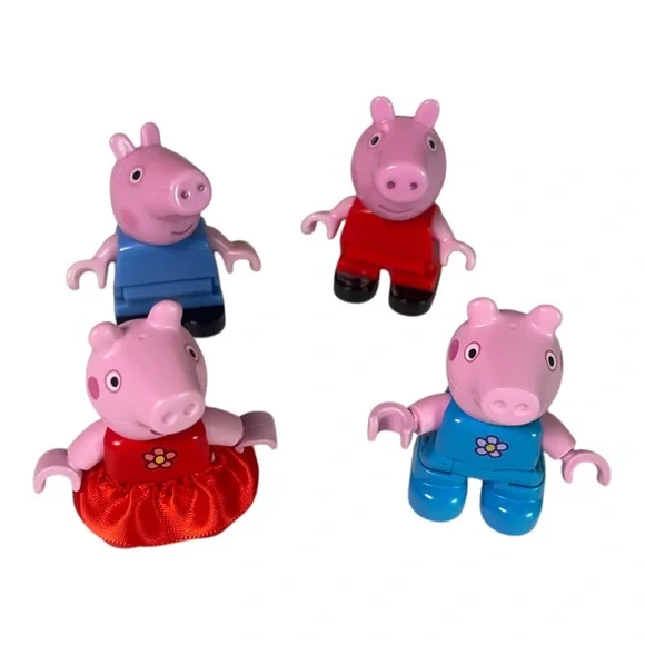 LEGO Duplo Peppa Pig Lot Peppa George Figures Set of 4