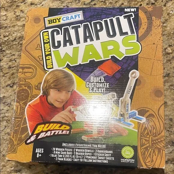 Catapult Wars - Build & Battle Toy Set NEW