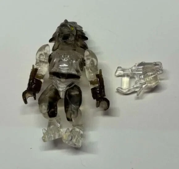 Halo Mega Bloks Construx Jackal Skirmisher Active Camo Ultra Translucent Figure