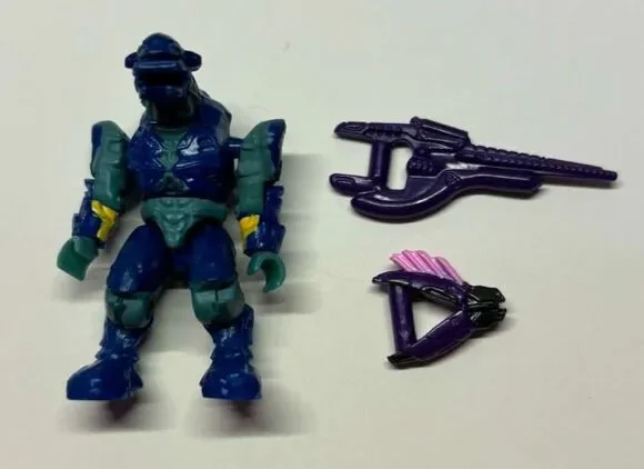 Halo Mega Bloks Construx Covenant Elite Blue 2011 Halo Fest Figure