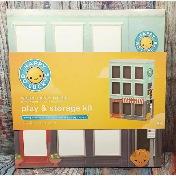 Happy Go‎ Luckys Minihappolis City Building Play & Storage Kit