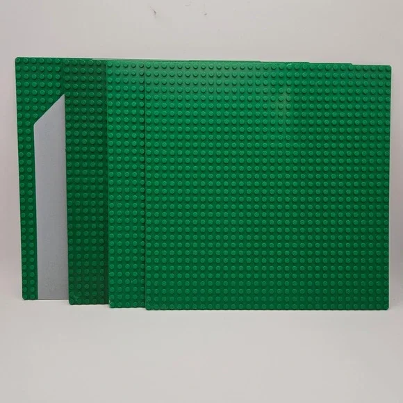 LEGO 10x10 Green Baseplate Set 32x32 Stud Road Path Building Plate 4pc