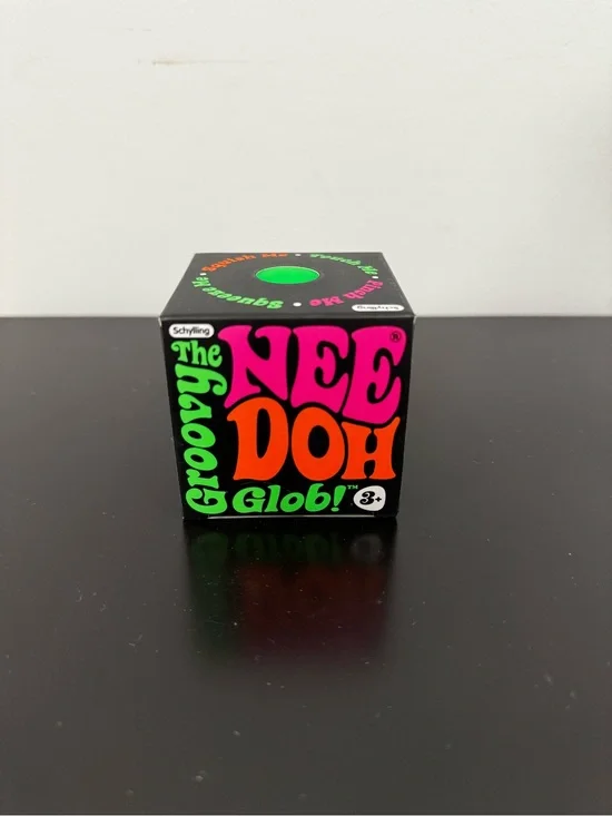 NeeDoh Groovy Glob Sensory Stress Ball New & Sealed, Ships Fast! GREEN