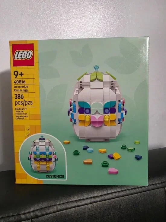 New LEGO Decorative Easter Egg Building Toy 40816 limited edition 2026, age 9+