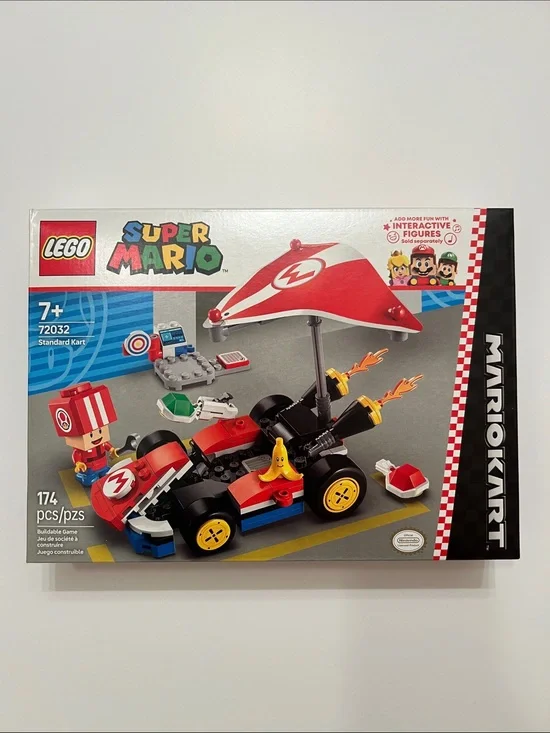 LEGO Super Mario Standard Kart Building Set, LEGO 72032, Sealed, New