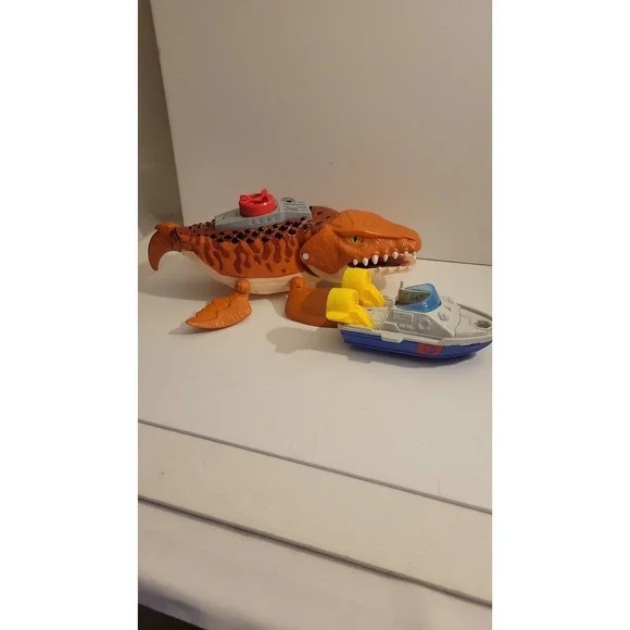 Imaginext Jurassic World set Boat dino