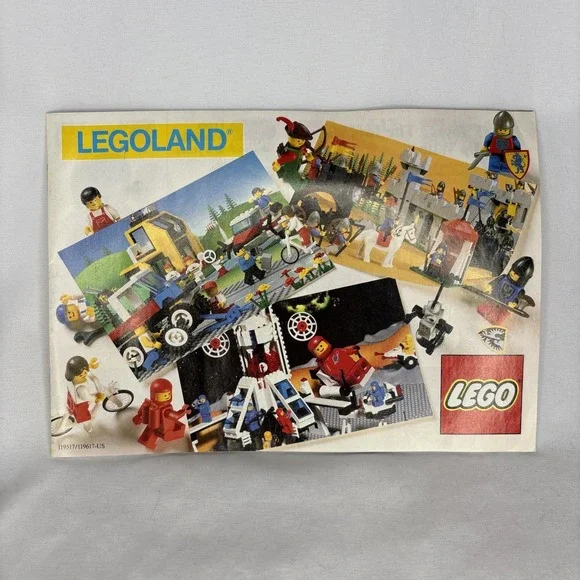 Vintage‎ 1987 LEGO Legoland Castle Town Space Product Catalog Booklet Manual