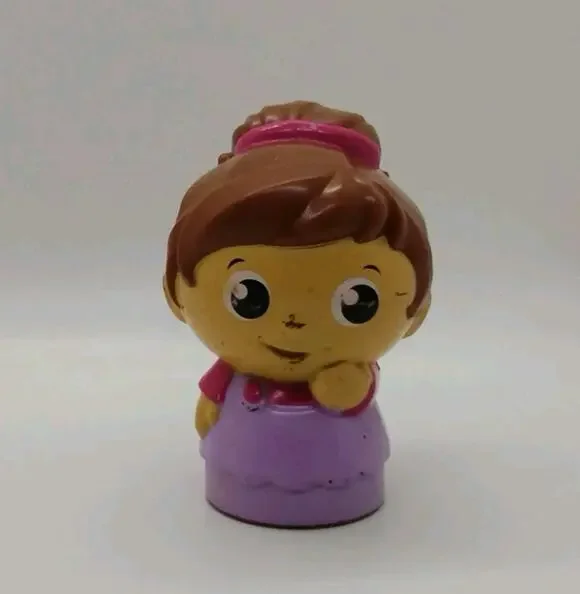 Mega Bloks First Builders Replacement Figure Female Girl Purple / Pink Overall
