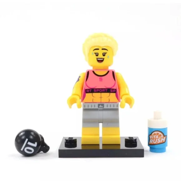 Lego 71045 Weight Lifter Woman Minifigure Series 25