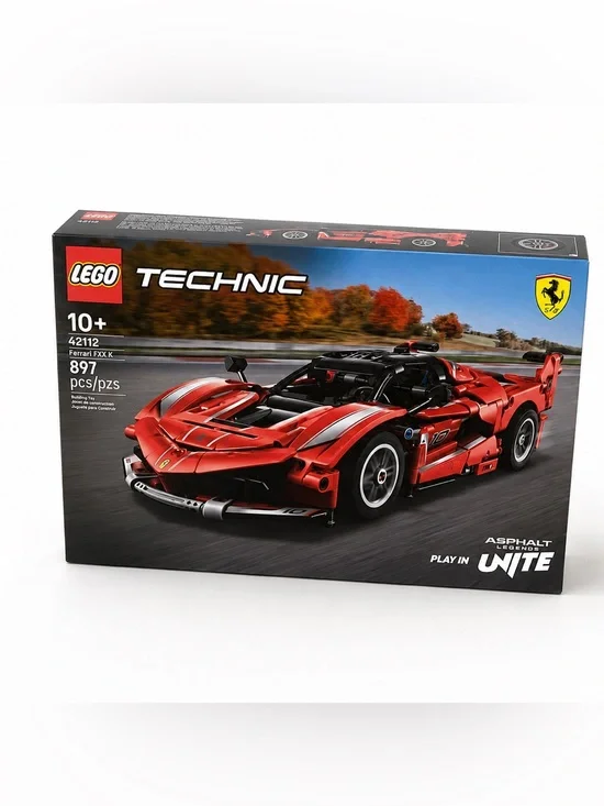 LEGO Technic Red and Black Ferrari Race Car Model