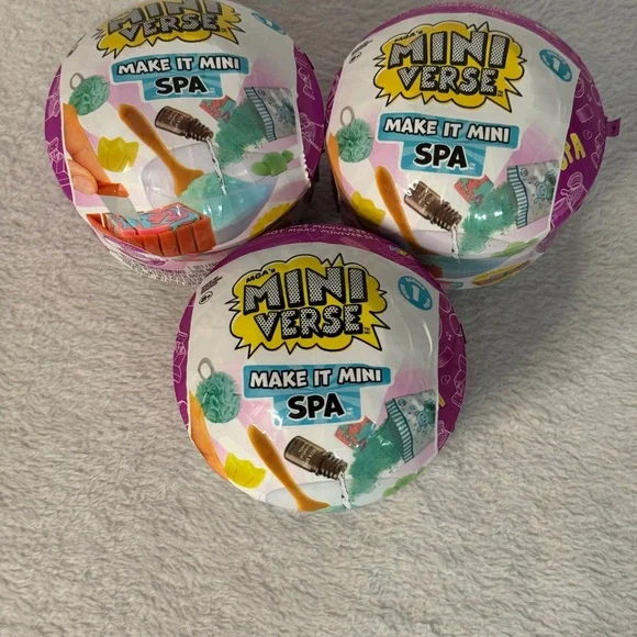 MGA Miniverse Make It Mini‎ Spa — 3 Sealed Blind Balls