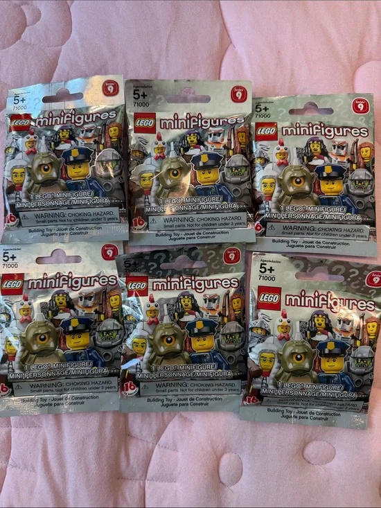 Lego Minifigures Series 9 RETIRED AND RARE Sealed Blind Bags