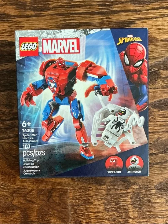 LEGO Marvel Spider-Man Mech vs. Anti-Venom Set 76308 - Brand New NIB