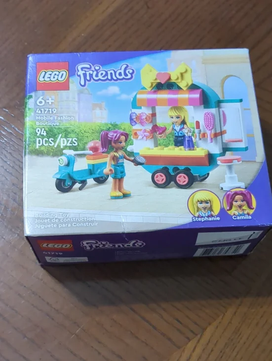 Lego Friends Mobile Fashion Boutique - Teal, Pink & Yellow