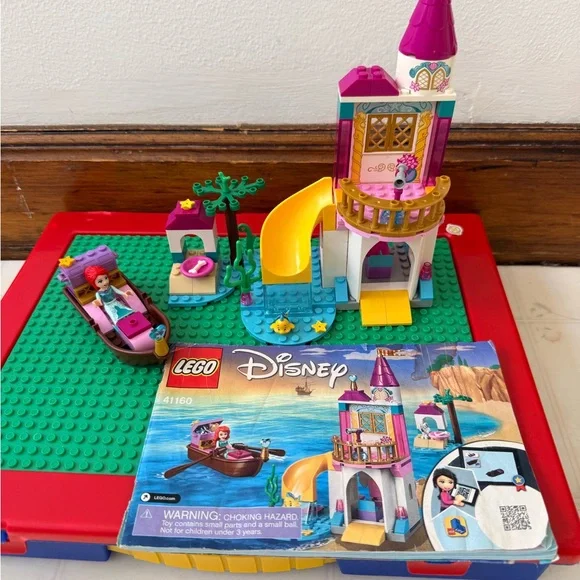 Lego Disney 41160 Ariel's Seaside Castle Little Mermaid 99%Complete Set & Manual