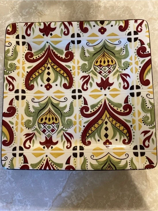 Pier One Cameron tile 10 1/2 in.² plate