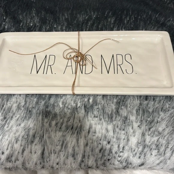 Pier1‎ Imports Mr and Mrs Serving Platter