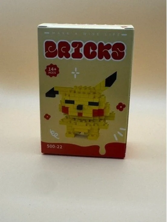 Make A Wish Mini Bricks Building Blocks Sets New (Pikachu)