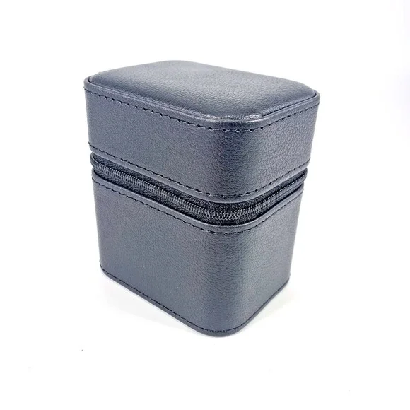 Rothwell 1 Watch & Jewelry‎ Travel Case (BLACK / RUST) Sturdy