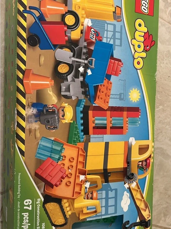 Lego Duplo Yellow, Blue, Red & Orange Construction Set