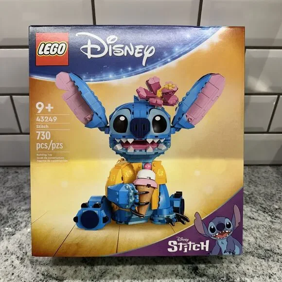 LEGO Disney Stitch Toy Building‎ Kit – Fun Buildable Figure Ice Cream Cone 43249