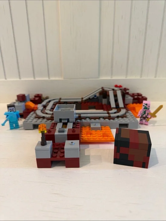 Lego Set #21130 Minecraft The Nether Railway RETIRED