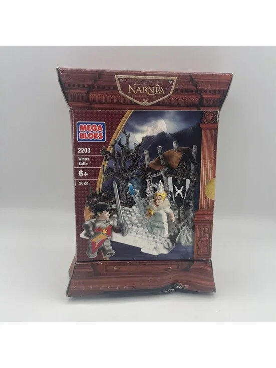 Mega Blocks 2005 Chronicles of Narnia 2203 Winter Battle SEALED Damaged Package