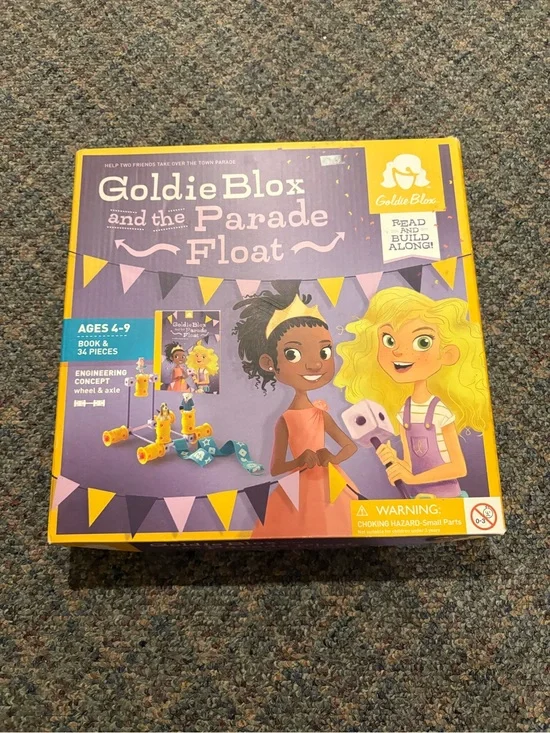 New GoldieBlox Parade Float Building