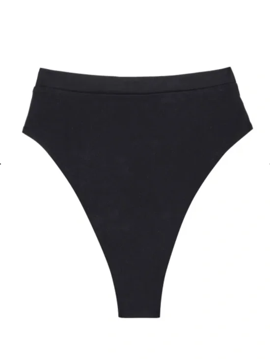 MONDAY SWIMWEAR riviera black bottoms large