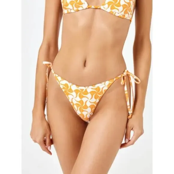 L*Space Levy Bikini Bottom Tesselation Side Tie Size Large NEW with tags!