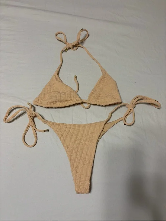 Monday Swimwear tan Bikini Set