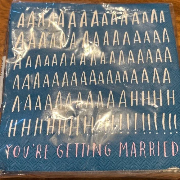 Emily McDowell Studio You're Getting Married Napkins - 20‎ Count Bridal Shower