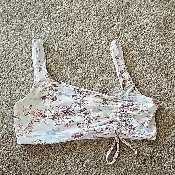 L Space Wilder Bikini Top Tropical Cream XL