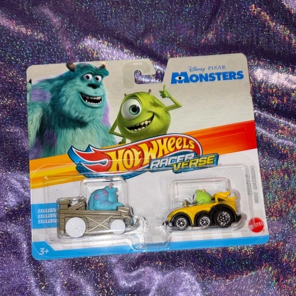 Exclusive Disney Pixar Monster’s, Inc. Hot Wheels Racer Sulley & Mike