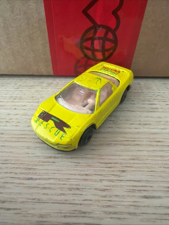 Vintage 1990s Majorette Honda NSX Suzuka Circuit diecast Rescue Car
