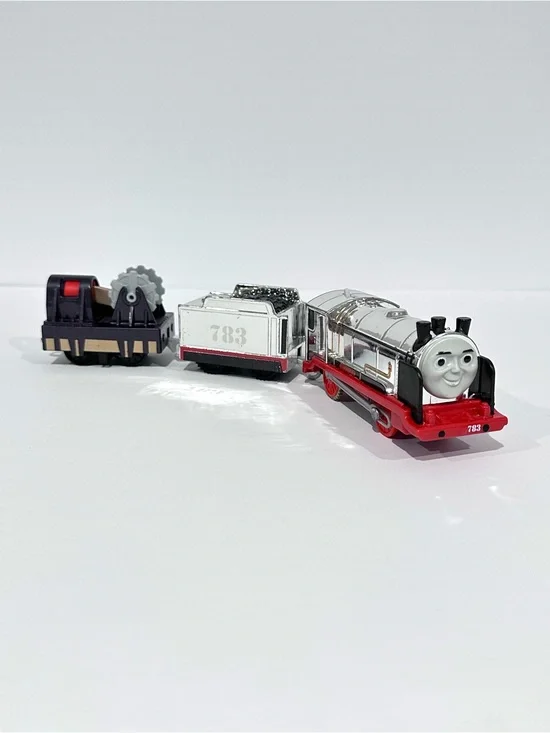 Thomas & Friends Motorized TrackMaster Merlin Train w/ Trnder & Gear Car